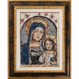 Icon of Madonna and Child Mosaic Art Gallery Rome