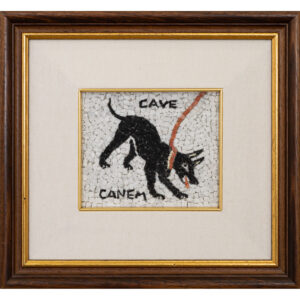 Beware of the dog Mosaic Art Gallery Rome