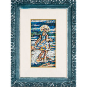 Child at the beach Mosaic Art Gallery Rome