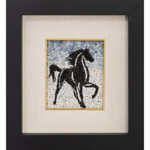 Horse Mosaic Art Gallery Rome