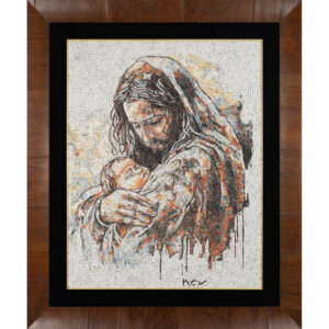Jesus with child Mosaic Art Gallery Rome