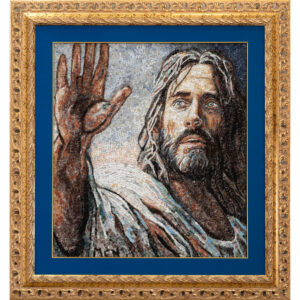 Peace Jesus Mosaic Art Gallery Rome