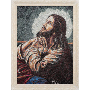 Praying Jesus Mosaic Art Gallery Rome