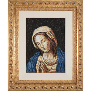 Praying Madonna Mosaic Art Gallery Rome