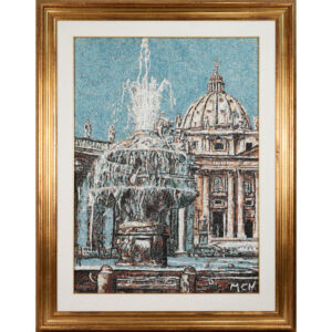 Saint Peter Basilica Mosaic Art Gallery Rome