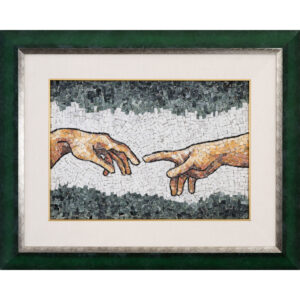 Creation Hands Mosaic Art Gallery Rome