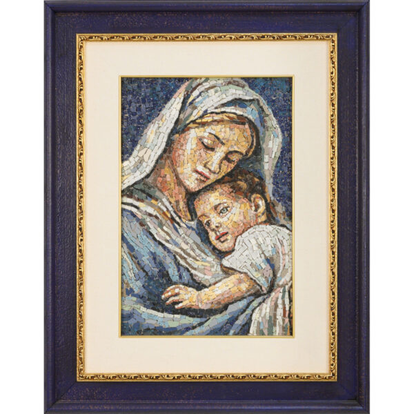 saint-peter-mosaic-Art-gallery-rome-Madonna-and-baby-spt54