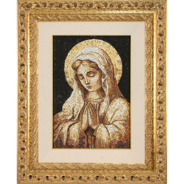 saint-peter-mosaic-Art-gallery-rome-Mary-praying-spt57
