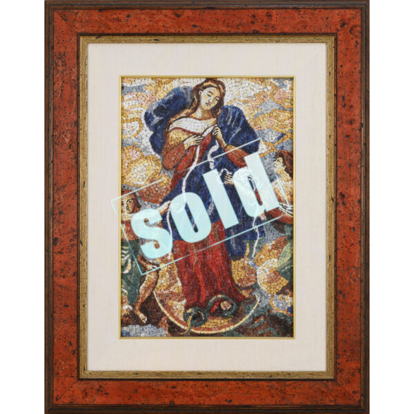 saint-peter-mosaic-Art-gallery-rome-Mary-untier-of-knots-spt78-sold